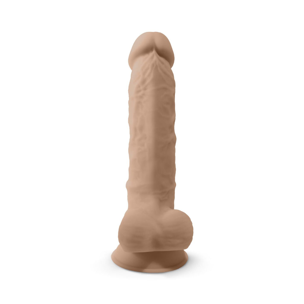 Фаллоимитатор SilexD Vetus Flesh (MODEL 1 size 8in), двухслойный, силикон + Silexpan, диаметр 4,2см
