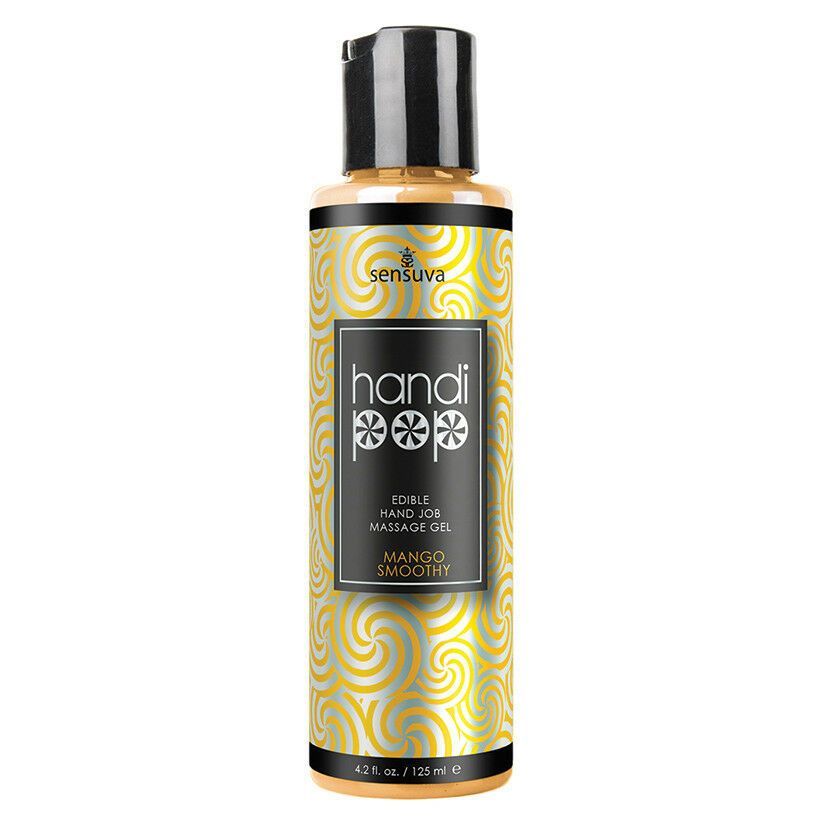 Sensuva (США) Смачний гель для вишуканих мануальних та оральних пестощів Sensuva - Handipop Mango Smoothie 125 мл