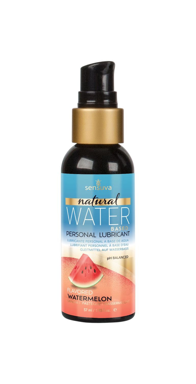 Змазка на водній основі Sensuva Natural Water-Based Watermelon (57мл) без гліцерину та парабенів