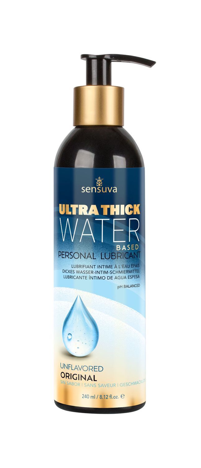 Sensuva (США) Густа змазка Sensuva Ultra-Thick Water-Based (240 мл) на водній основі, без гліцерину та парабенів