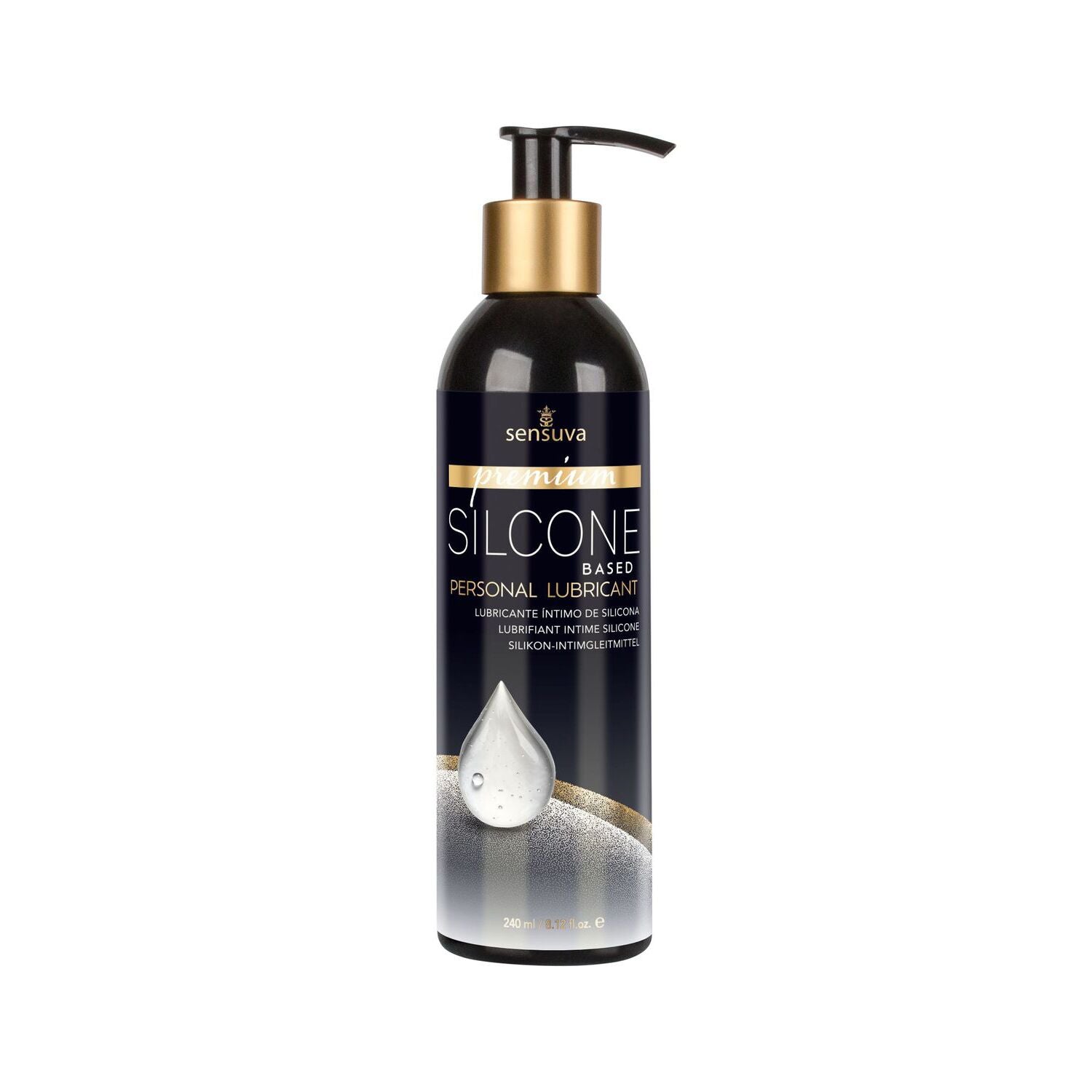 Sensuva (США) Силіконова змазка Sensuva Premium Silicone (240 мл), без гліцерину, парабенів і ментолу