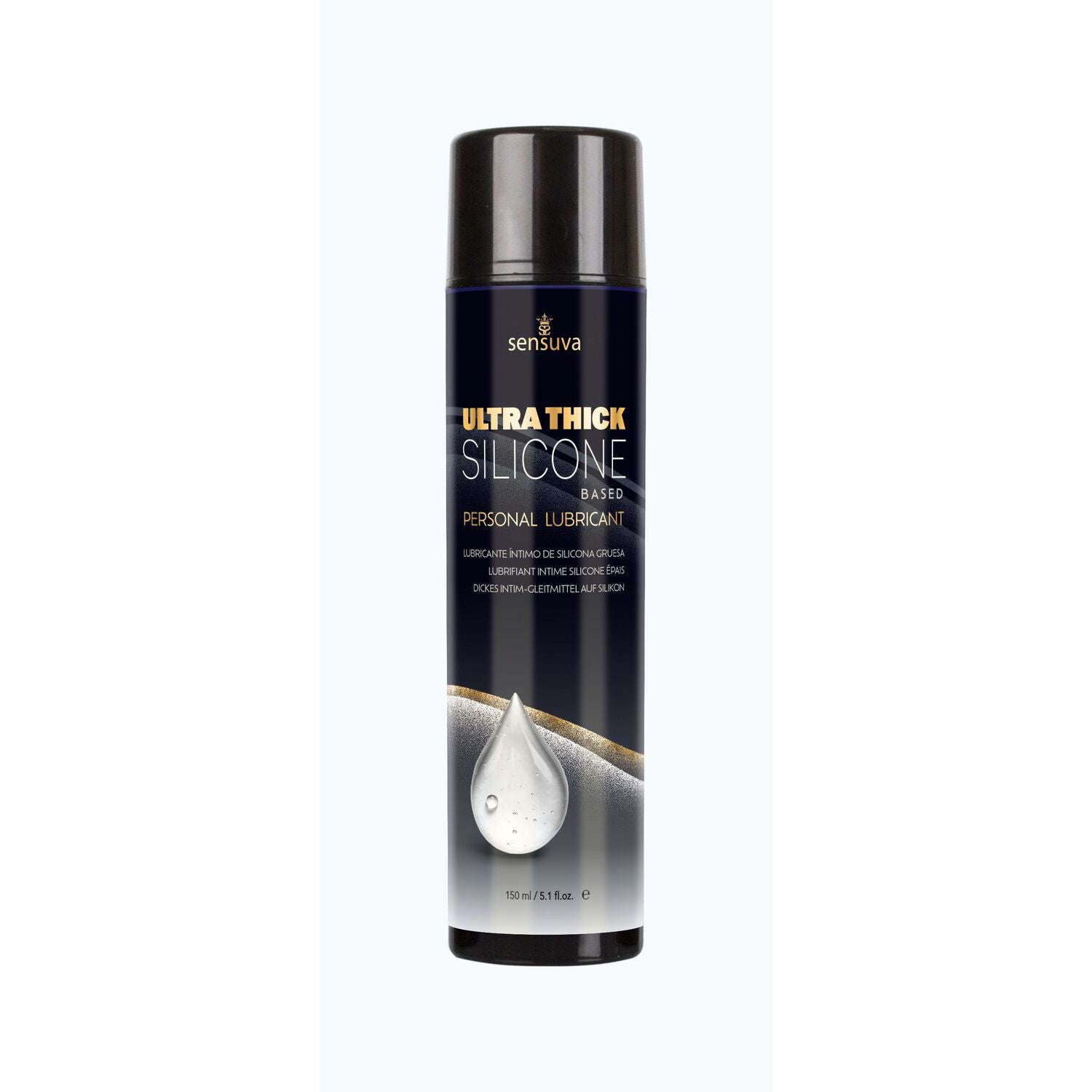 Sensuva (США) Густа силіконова змазка Sensuva UltraThick Silicone (150 мл) без гліцерину, парабенів і ментолу