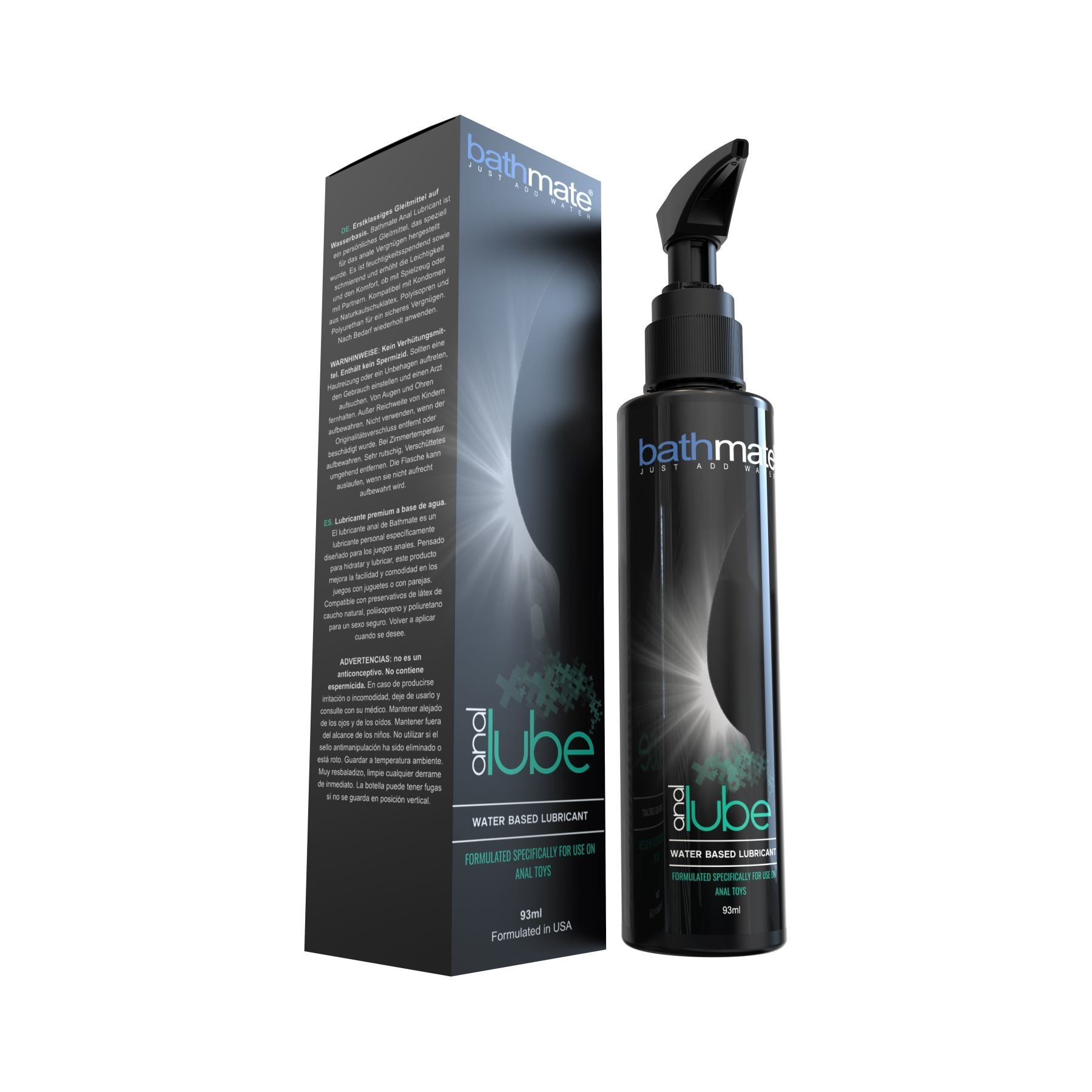 Bathmate (Великобританія) Анальна змазка Bathmate Anal Lube 93 мл на водній основі, супер для анальних іграшок