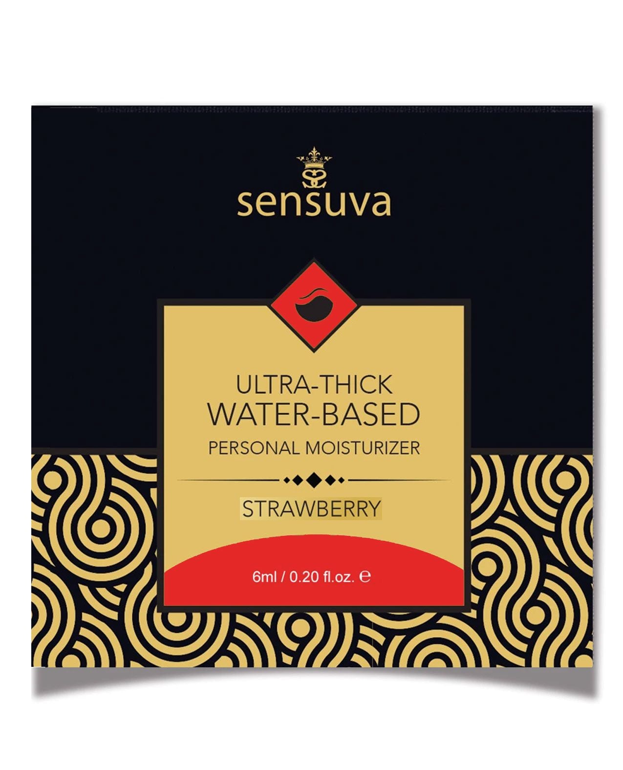 Sensuva (США) Пробник Sensuva - Ultra–Thick Water-Based Strawberry (6 мл)