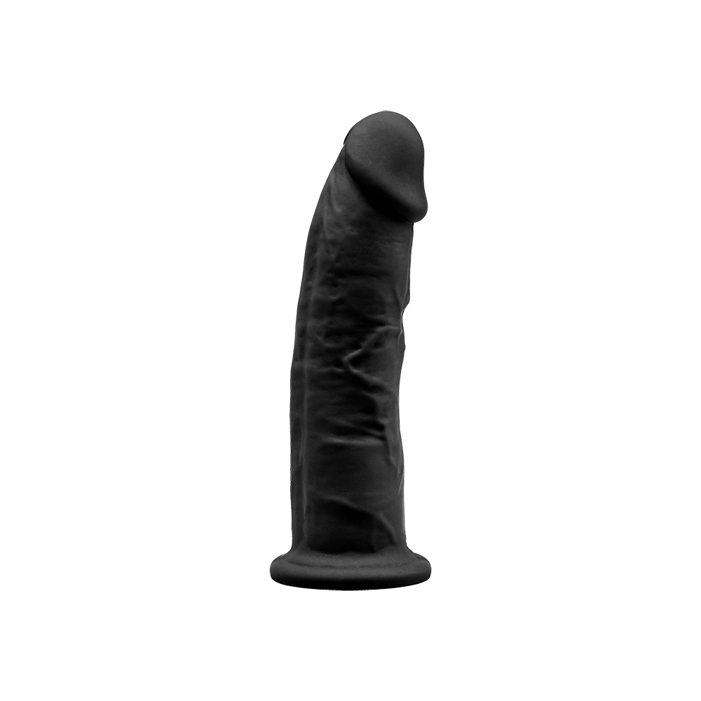 Фалоімітатор SilexD Robby Black (MODEL 2 size 6in), двошаровий, силікон + Silexp