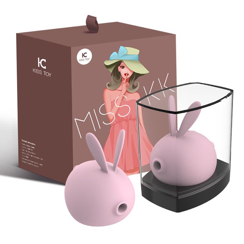 KISSTOY (Китай) Вакуумний стимулятор з вібрацією KISTOY Miss KK Pink