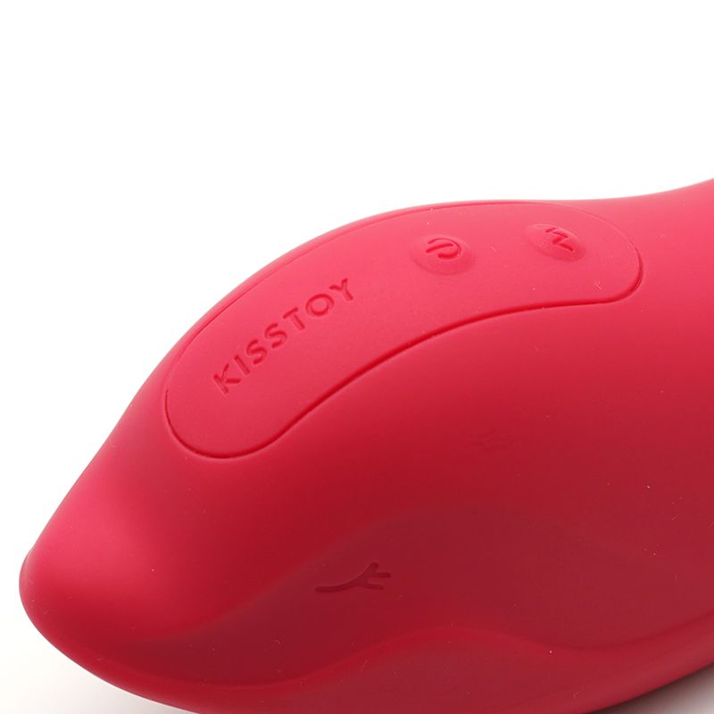 KISSTOY (Китай) Вібратор та кліторальний стимулятор KISTOY Heidi Red