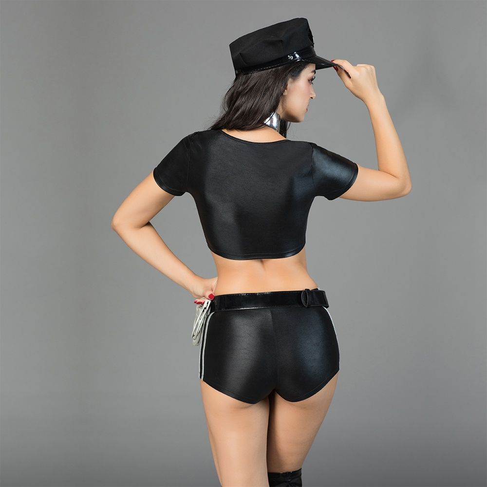 JSY (Китай) Еротичний костюм поліцейської "Чарівна Бонні" One Size Black