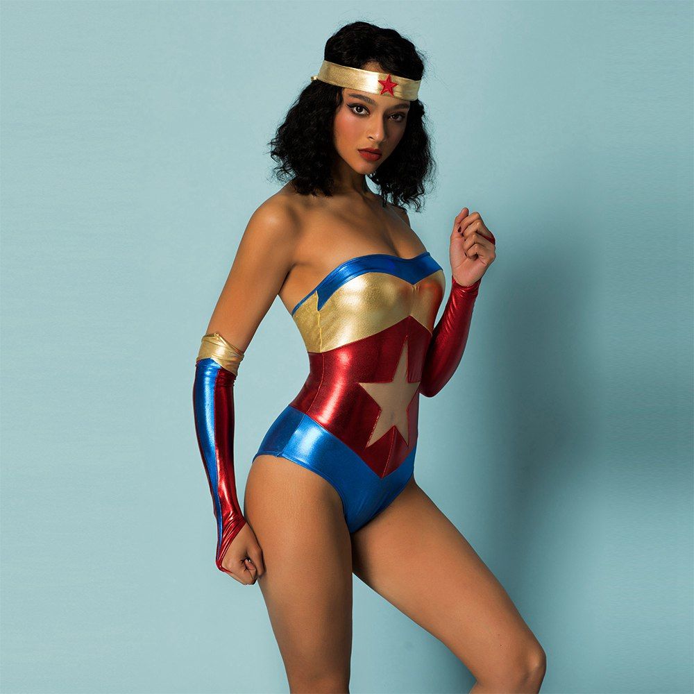 JSY (Китай) Еротичний рольовий костюм "Wonder Woman" One Size