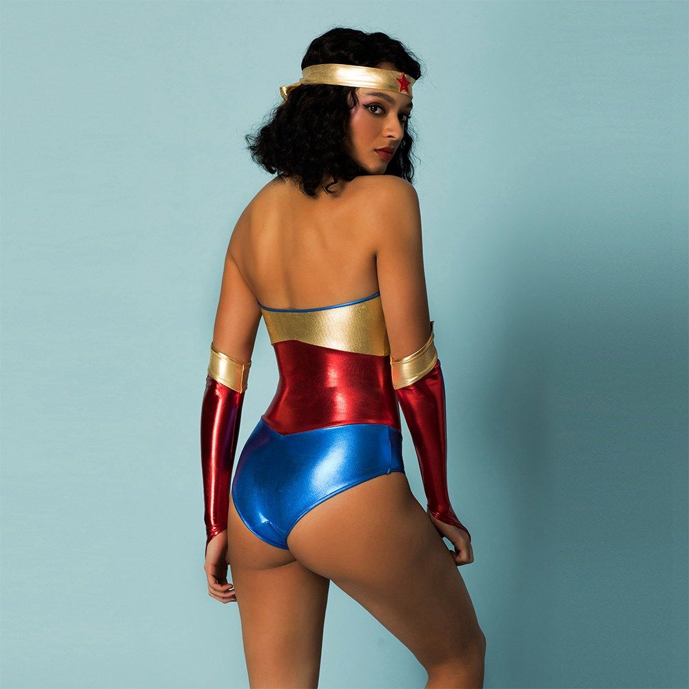 JSY (Китай) Еротичний рольовий костюм "Wonder Woman" One Size