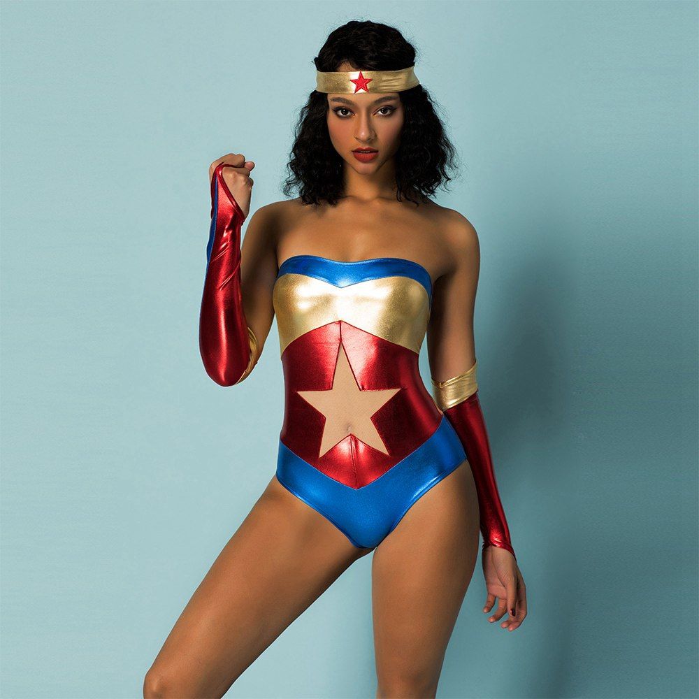 JSY (Китай) Еротичний рольовий костюм "Wonder Woman" One Size