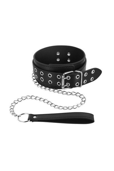 Fetish Tentation (Франція) Нашийник з повідцем Fetish Tentation Eyalets and Leash