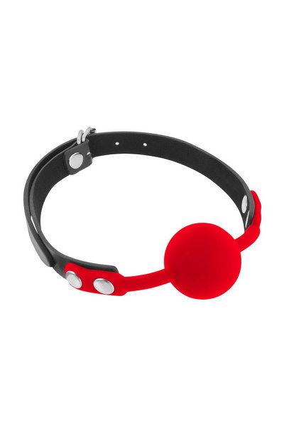 Fetish Tentation (Франція) Класичний кляп з силіконовою кулькою Fetish Tentation Silicone Gag Ball