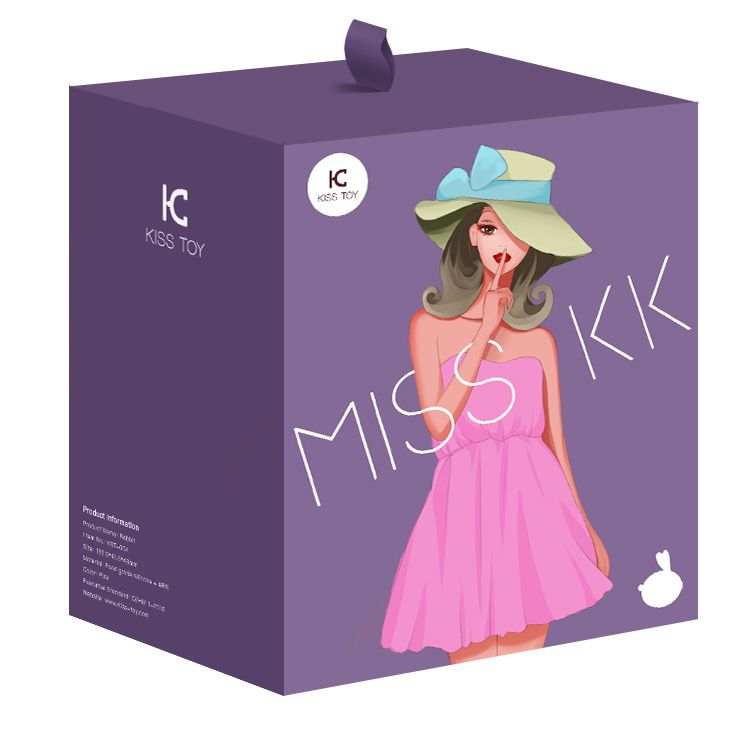 KISSTOY (Китай) Вакуумний стимулятор з вібрацією KISTOY Miss KK Purple