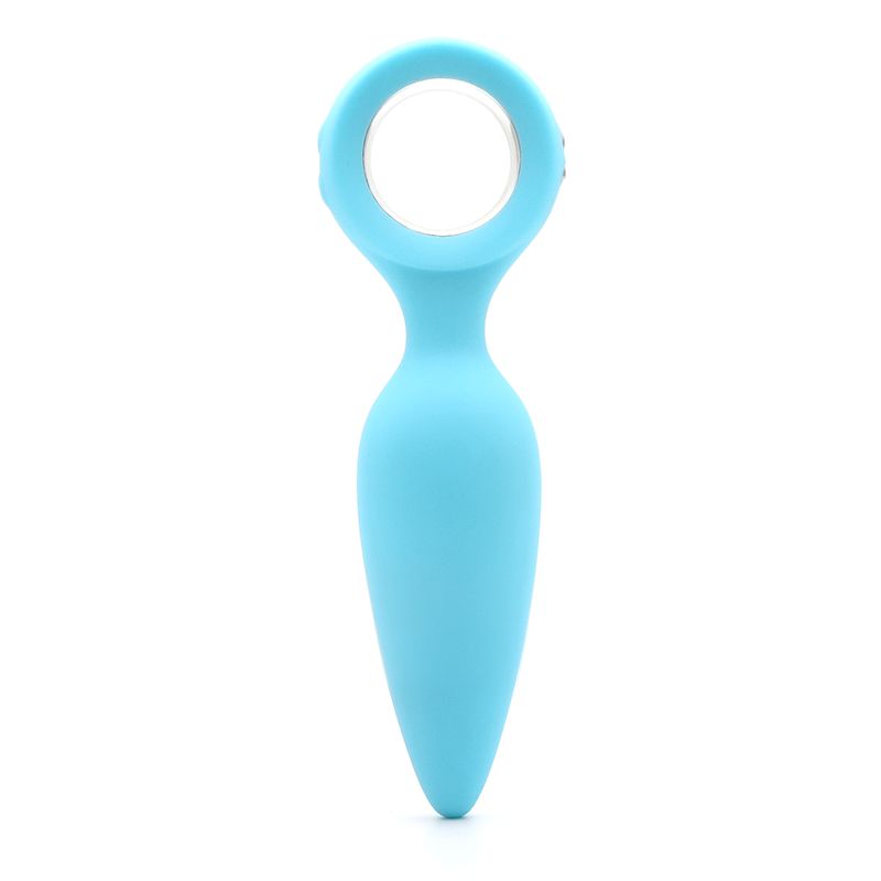 KISSTOY (Китай) Анальна вібропробка KISTOY Orville Blue, діаметр 3 см