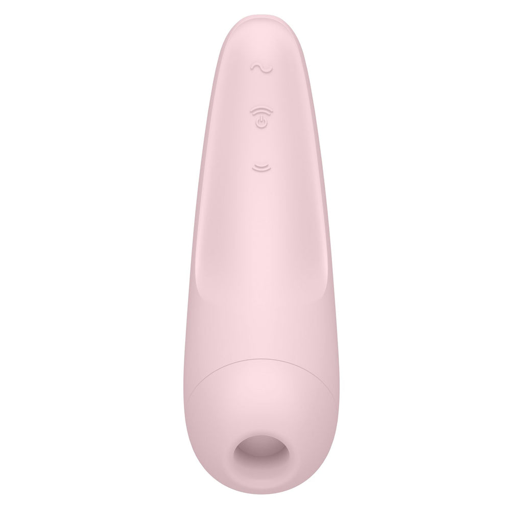 Вакуумний кліторальний стимулятор Satisfyer Curvy 2+ Pink з керуванням через інтернет