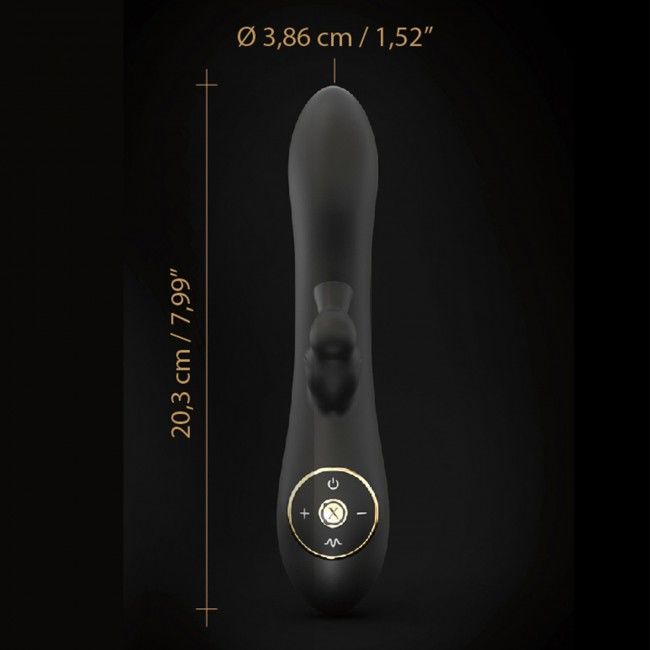 Dorcel (Франція) Вакуумний вібратор-кролик Dorcel DIVINE RABBIT з вібрацією, 10 режимів вібрації: 3 режими вакууму