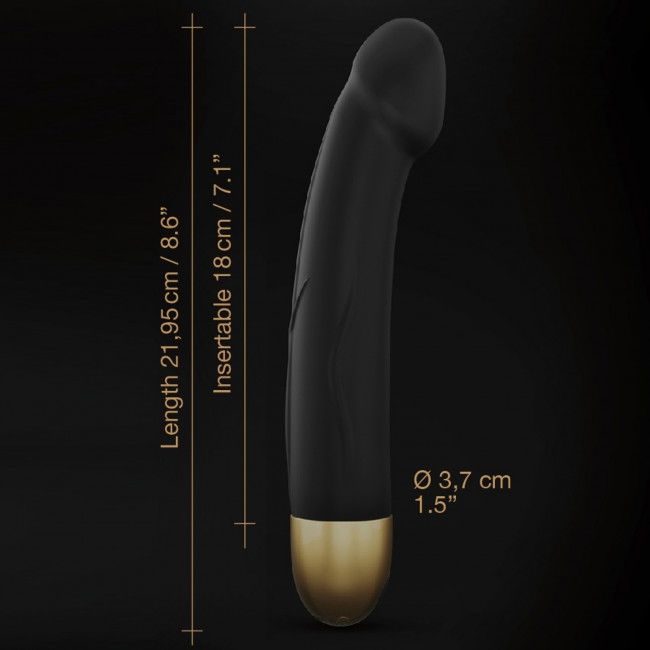 Dorcel (Франція) Вібратор Dorcel Real Vibration M Gold 2.0, діаметр 3,7см, перезаряджається, для точки G