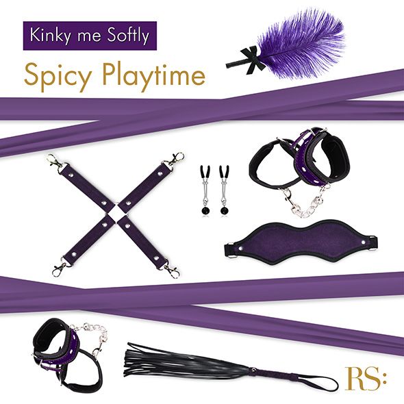 RIANNE S (Нідерланди) Подарунковий набір для BDSM RIANNE S — Kinky Me Softly Purple: 8 предметів для задоволення