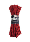 Feral Feelings (Україна) Бавовняна мотузка для шібарі Feral Feelings Shibari Rope, 8 м червона