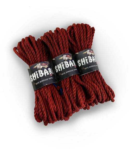 Feral Feelings (Україна) Джутова мотузка для шібарі Feral Feelings Shibari Rope, 8 м червона