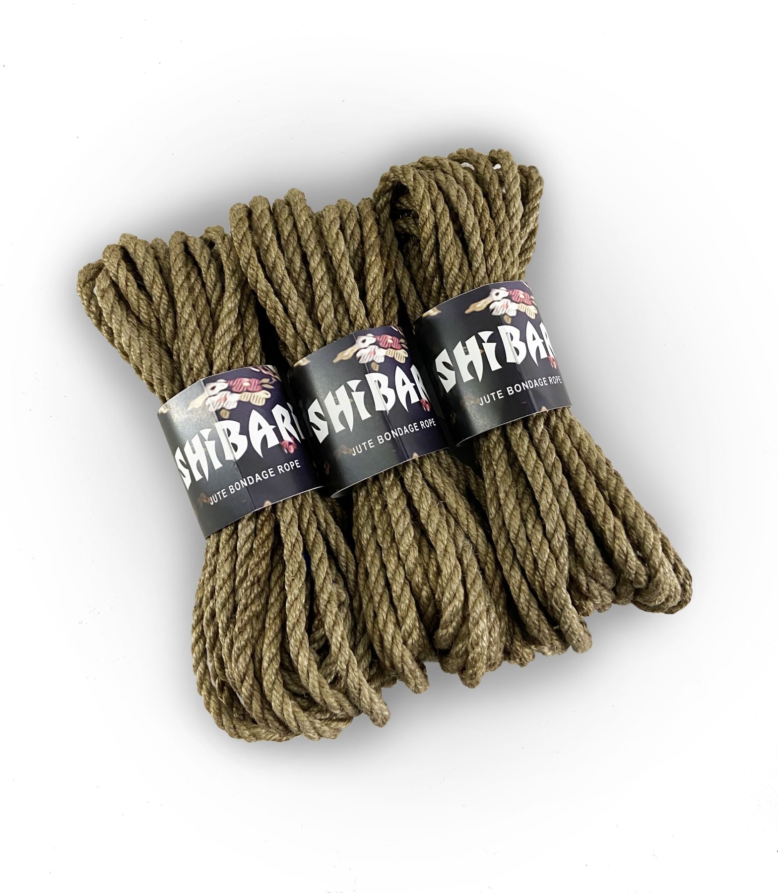 Feral Feelings (Україна) Джутова мотузка для шібарі Feral Feelings Shibari Rope, 8 м сіра