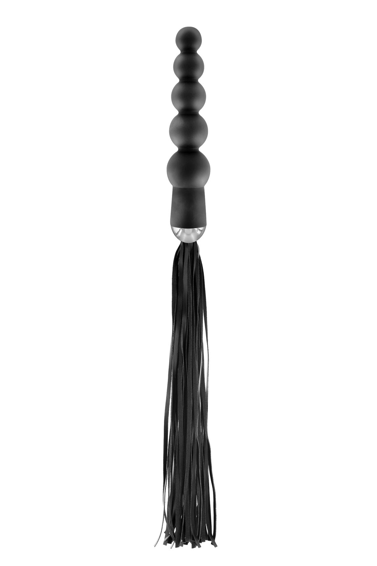 Fetish Tentation (Франція) Флогер з ручкою - анальним намистом Fetish Tentation Whip with Rosary Handle