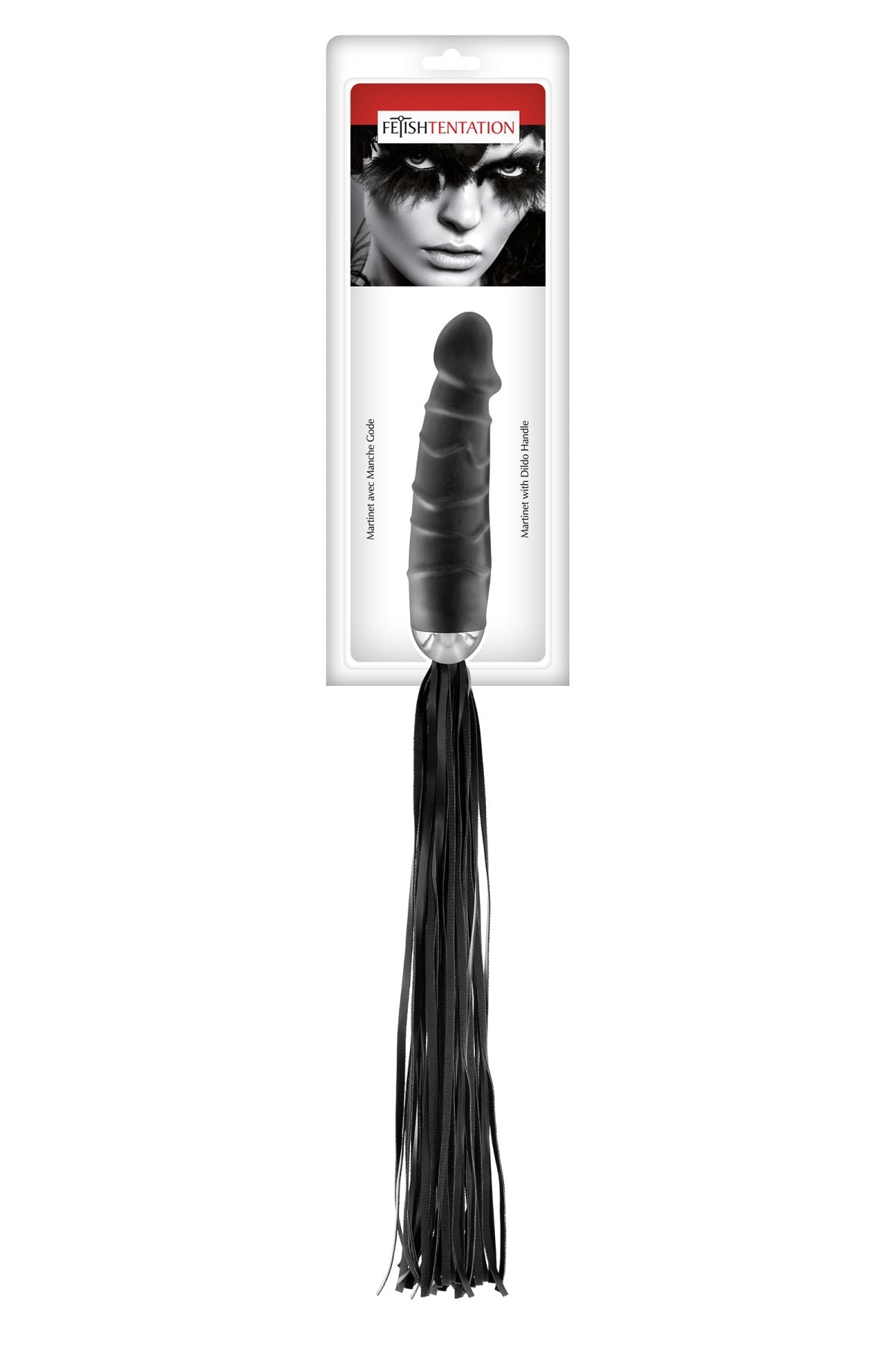 Fetish Tentation (Франція) Флогер з ручкою-дилдо Fetish Tentation Whip with Dildo Handle