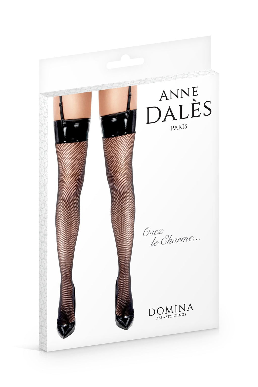 Anne De Ales (Франція) Панчохи сітка з вініловим верхом Anne De Ales Domina T4