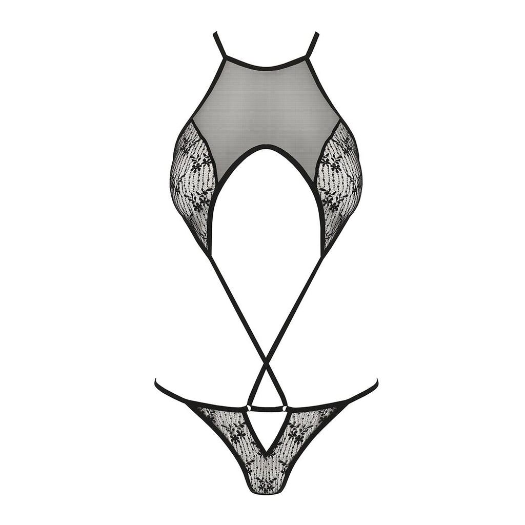 Passion (Польща) Ажурний боді Passion AZALIA BODY L/XL, black