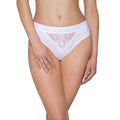 Passion (Польща) Трусики з широкою гумкою і мереживом Passion PS001 PANTIES XL, white