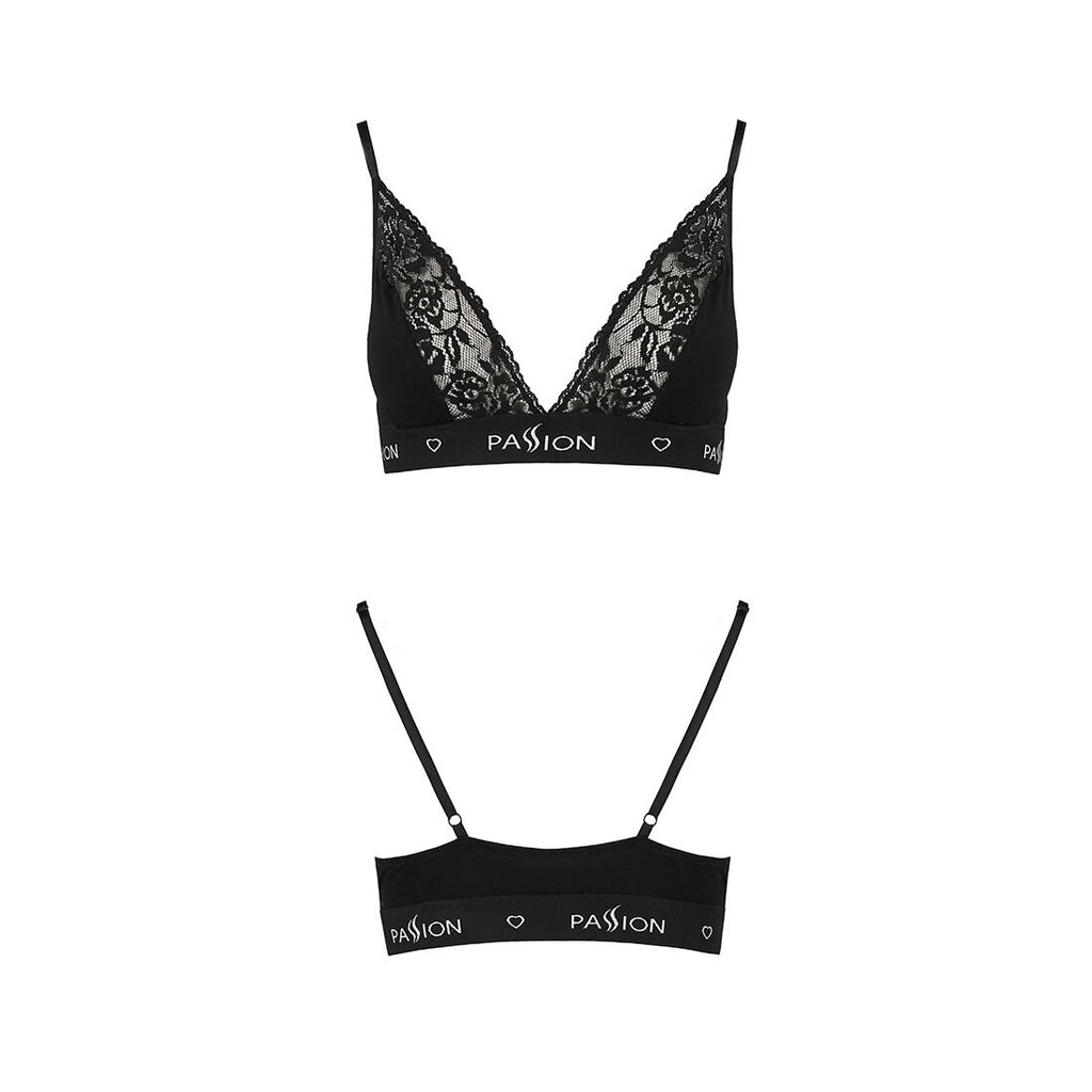 Passion (Польща) Еластичний топ з мереживом Passion PS001 TOP XL, black