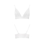 Еластичний топ з мереживом Passion PS001 TOP L