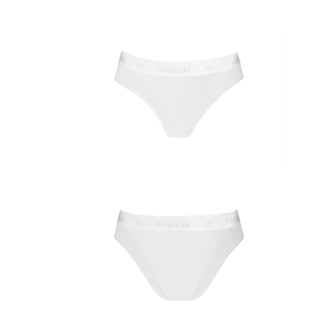 Passion (Польща) Трусики з прозорою вставкою Passion PS002 PANTIES M, white
