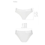 Трусики з прозорою вставкою Passion PS002 PANTIES M