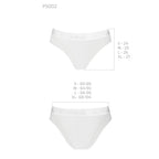 Трусики з прозорою вставкою Passion PS002 PANTIES XL