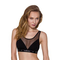 Passion (Польща) Топ з прозорою вставкою Passion PS002 TOP M, black