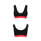 Спортивний топ на широких бретелях Passion PS003 TOP L, black