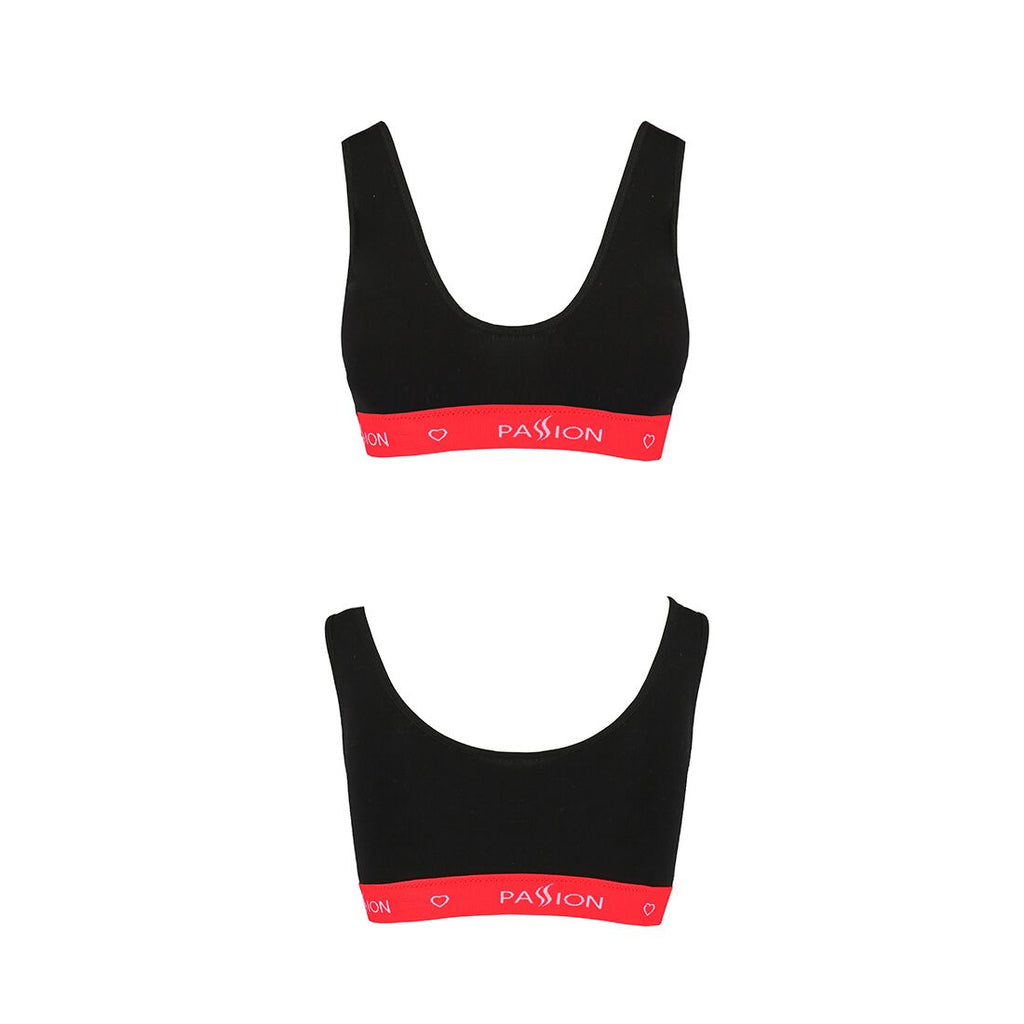 Passion (Польща) Спортивний топ на широких бретелях Passion PS003 TOP S, black
