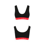 Спортивний топ на широких бретелях Passion PS003 TOP S, black