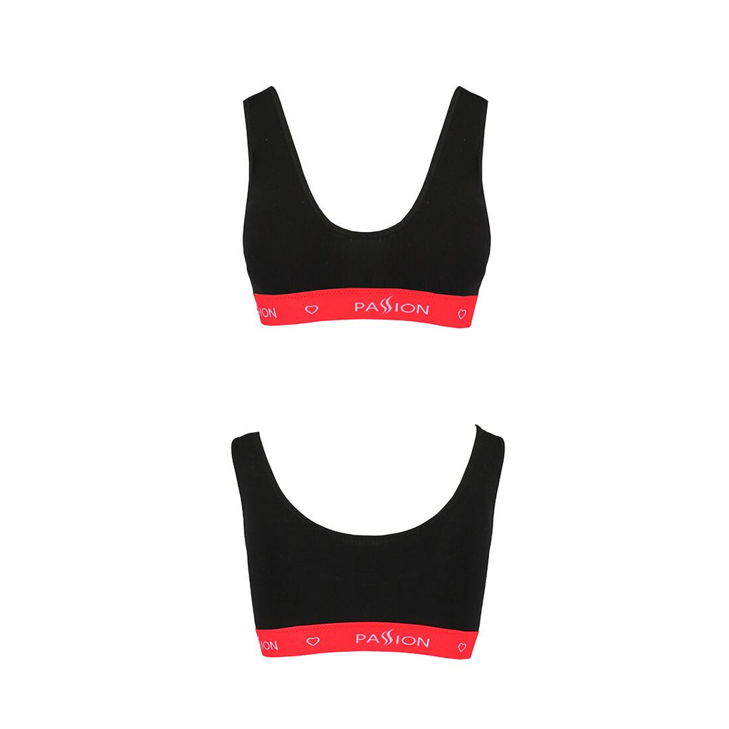 Passion (Польща) Спортивний топ на широких бретелях Passion PS003 TOP XL, black