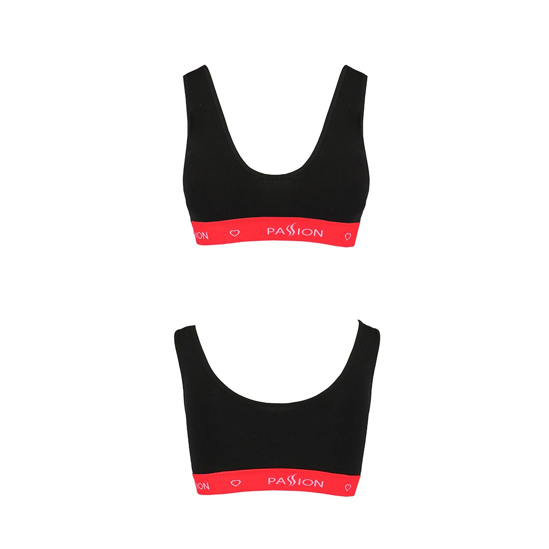 Passion (Польща) Спортивний топ на широких бретелях Passion PS003 TOP XL, black
