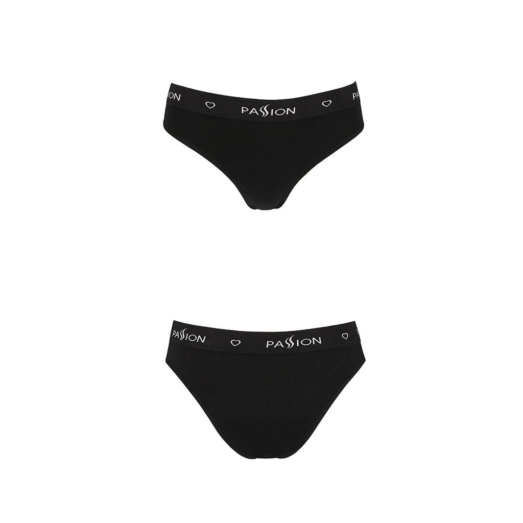 Passion (Польща) Трусики-сліпи з бавовни та еластаном Passion PS004 PANTIES L, black