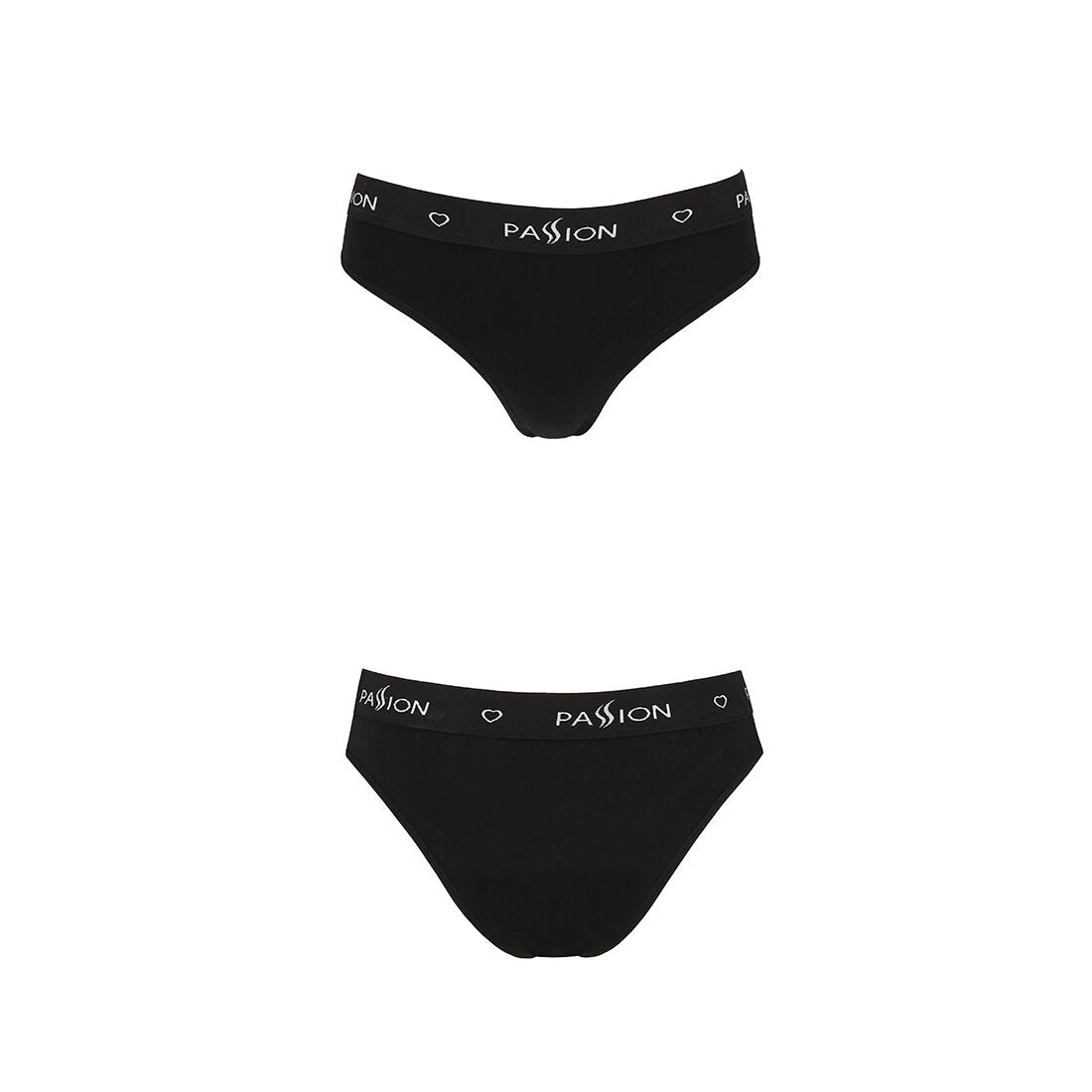 Passion (Польща) Трусики-сліпи з бавовни та еластаном Passion PS004 PANTIES L, black