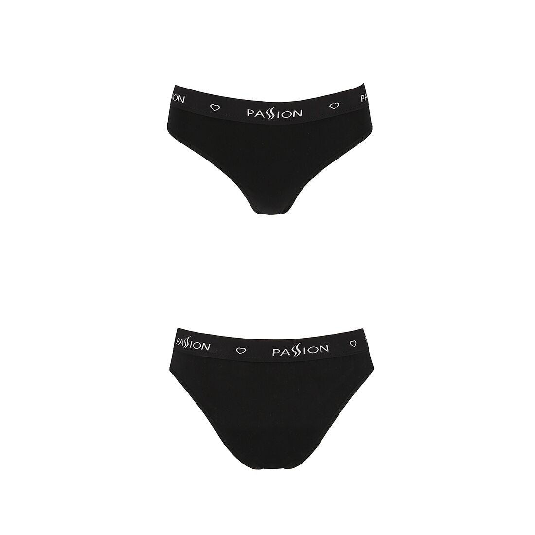 Passion (Польща) Трусики-сліпи з бавовни з еластаном Passion PS004 PANTIES M, black