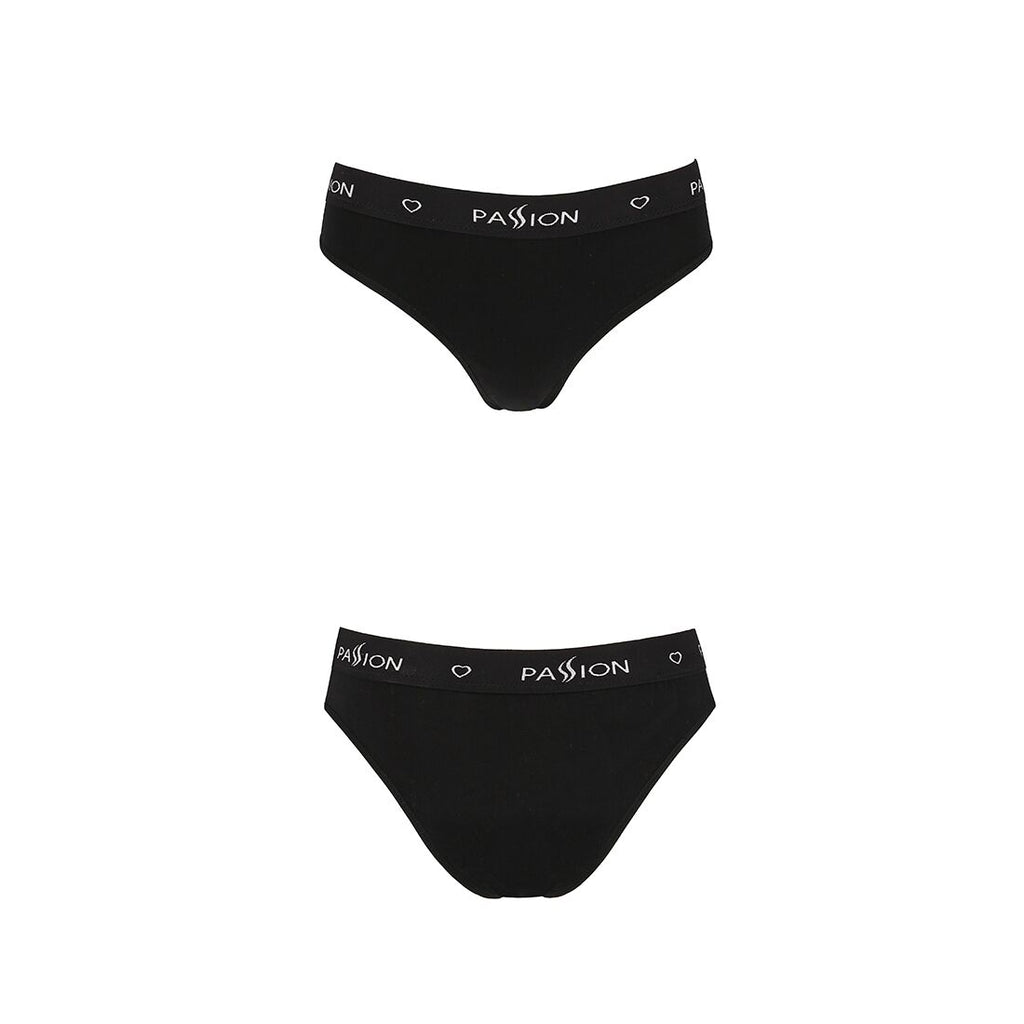 Passion (Польща) Трусики-сліпи з бавовни та еластаном Passion PS004 PANTIES S, black
