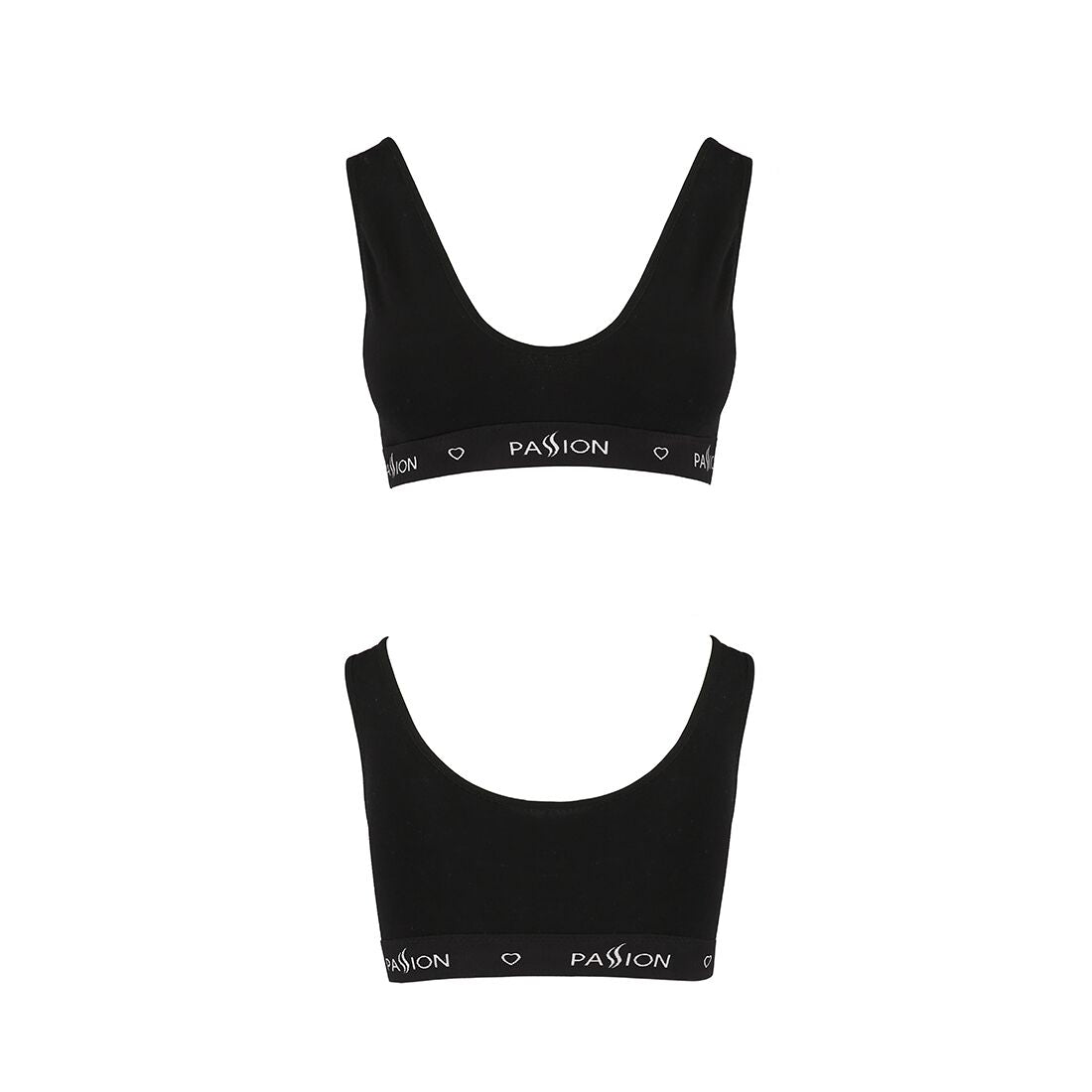 Passion (Польща) Спортивний топ з широкою гумкою Passion PS004 TOP L, black