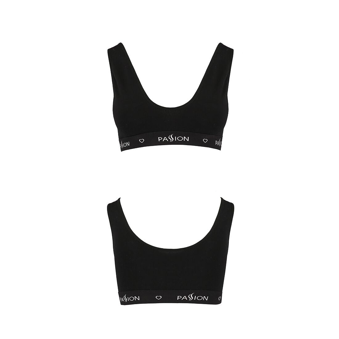 Passion (Польща) Спортивний топ з широкою гумкою Passion PS004 TOP M, black