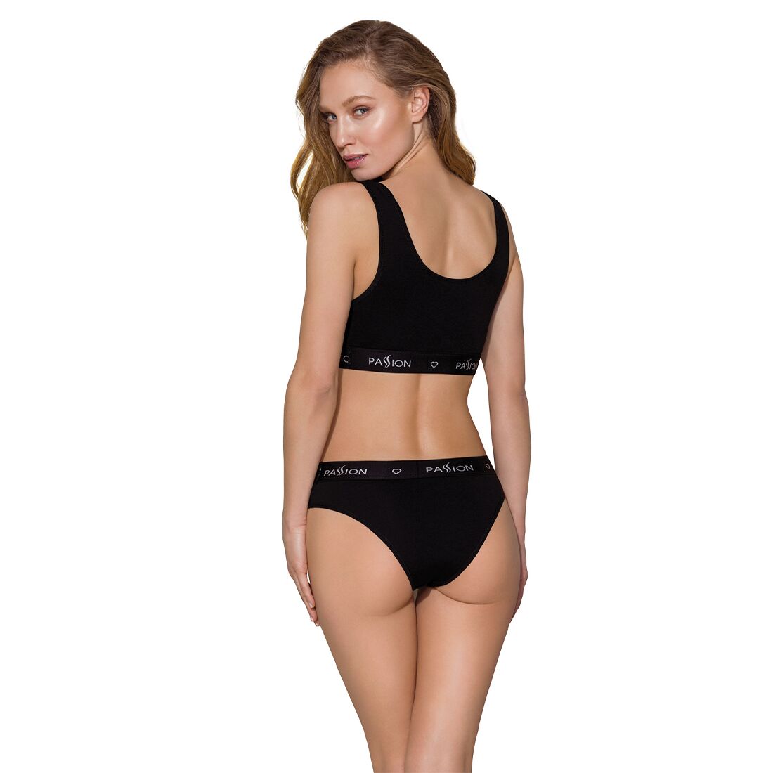 Passion (Польща) Спортивний топ з широкою гумкою Passion PS004 TOP M, black