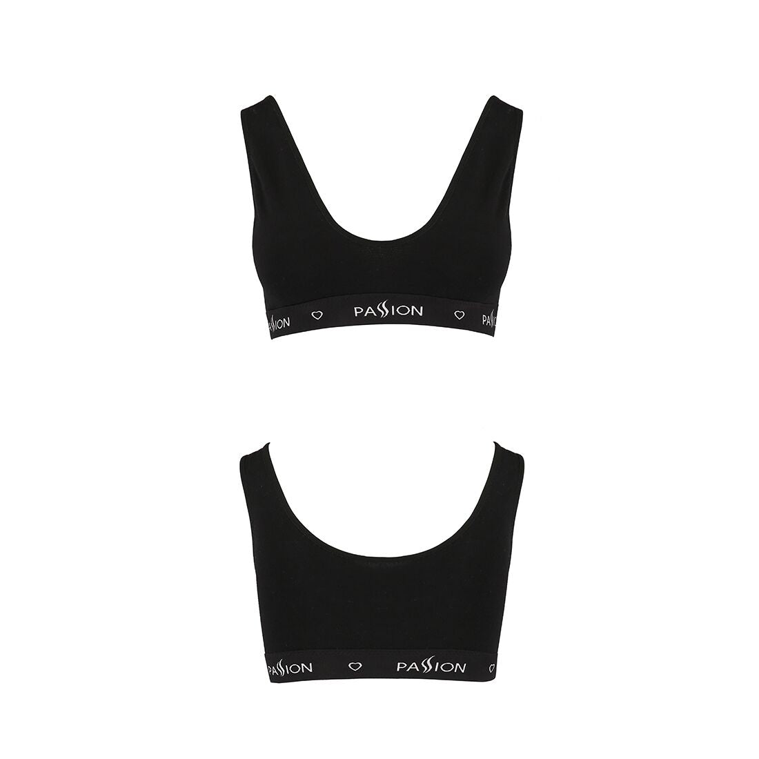 Passion (Польща) Спортивний топ з широкою гумкою Passion PS004 TOP S, black